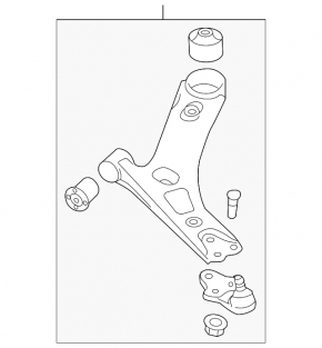 Lower front left control arm for Kia Sportage 17-22