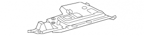 Lexus ES250 ES300h ES350 19-26 black lower driver's footwell dash trim