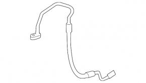 Air conditioning condenser-compressor pipe BMW X5 F15 14-18 4.4T