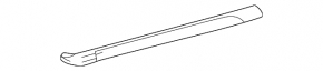 Door sill outer front left Toyota Camry v70 18-24 black