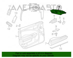 Front Left Door Computer Dodge Durango 14