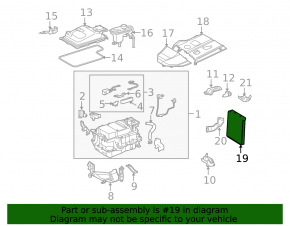 COMPUTER, HYBRID VEHICLE CONTROL Lexus RX400h 06-09 AWD