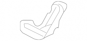 Right front bumper molding trim for Audi A3 8V 17-20