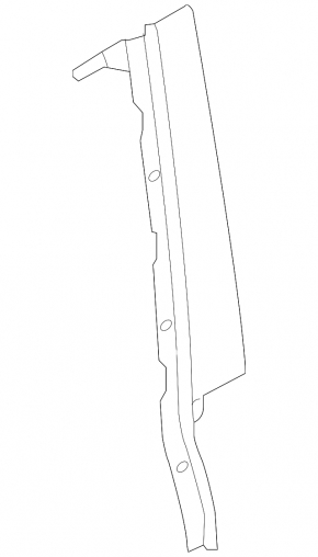 Door trim side front left Porsche Panamera 10-16