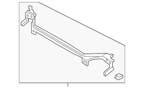 TV bar upper Ford Fusion mk5 17-20