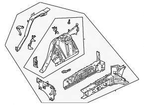 Front left quarter Ford Mustang Mach-E 21-23