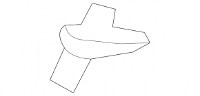 Front bumper mount, bumper-wing, right, Jaguar I-Pace 19-25