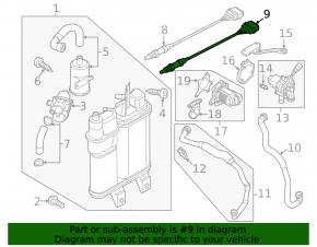 Lambda probe second VW Passat 20-22 2.0T used