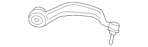 Lower control arm, front right, BMW 6 F06 F12 12-18 AWD, front