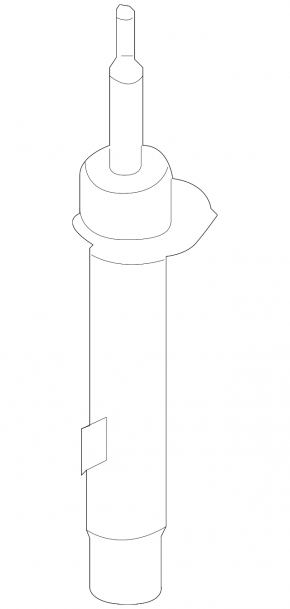 Front right shock absorber BMW 3 E90 E92 10-12 AWD