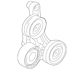 Volvo XC90 16-22 T6 Drive Belt Roller Large