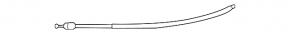 VW Atlas 21-26 hood release cable, rear