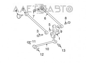 Rear left axle Lexus RX300 RX330 04-09 4WD