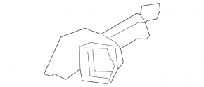 Lower right front panel air duct for Audi E-Tron 19-23
