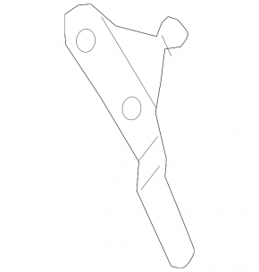 Left tailgate shock absorber bracket for BMW X1 F48 16-19 on the door