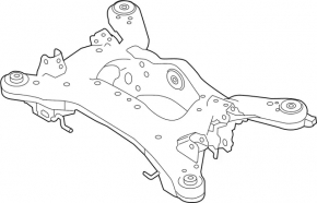 Rear subframe Infiniti Q50 14-24 3.0T, 3.5, 3.7
