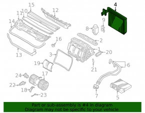 BMW X3 E83 03-10 Evaporator