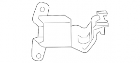Rear right door hinge Toyota Sienna 11-20