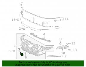 Honda Civic 22-25 grille emblem