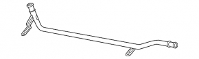 Metal cooling system hose for Audi Q7 4L 10-15