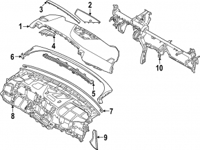 Kia Sportage 23-25 underdash reinforcement pipe