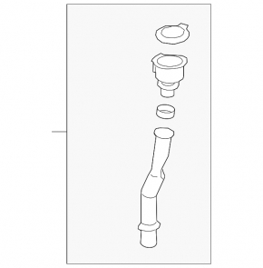 Washer reservoir neck Lexus UX200 UX250h 19-