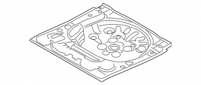Trunk trough Mazda 3 14-18 BM