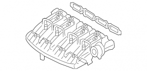 Intake manifold Audi A3 8V 15-20 2.0