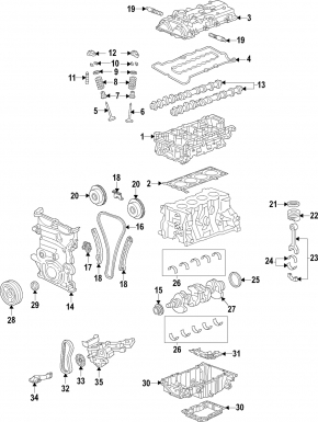 GMC Terrain 18-21 LYX Cylinder Head Assembly