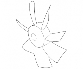 Right cooling fan impeller for Toyota Solara 3.3 04-08