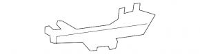 Front bumper mount, right fender, BMW 5 G30 17-23