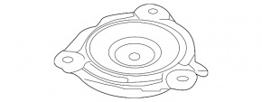 Front left shock absorber mount for Nissan Murano 09-14