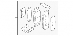 Rear right support Kia Sorento 14-15 FWD