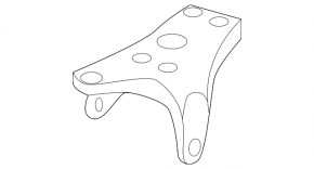Upper left side member bracket Honda Accord 23-26