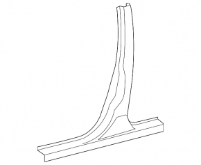 Left center pillar for Toyota Avalon 2012
