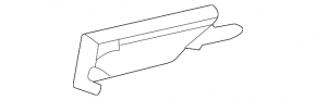 Cover runner hinge center rear right Toyota Sienna 21-25 rear