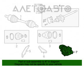 Front gearbox transfer case Chrysler 300 11-23 3.6 104k cracked groove under the guide