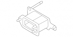 Kia EV6 22-24 right rear bumper reinforcement fang