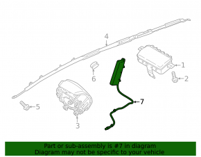 Airbag front right seat Hyundai Tucson 16-21