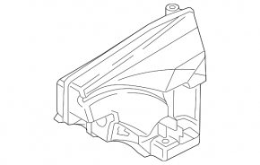 Porsche Cayenne 958 11-14 Windscreen Washer Reservoir with Neck and Lid