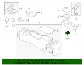 Nissan Leaf 18-24 Gearbox Indicator