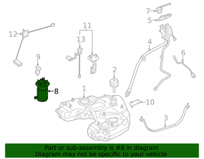 Fuel pump for Mercedes GLS-class X166 13-19