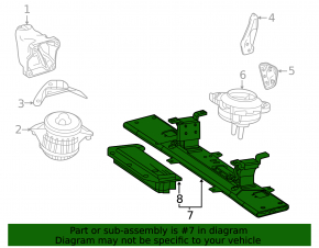 Gearbox support Mercedes W167 GLE 450 20-23 3.0h AWD