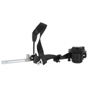 Driver's seat belt with pretensioner for Ford Escape MK3 18-19 with squib, black