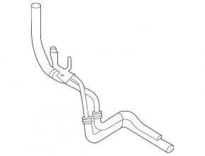 Automatic transmission cooling pipes Ford Explorer 20-23 3.0T front part