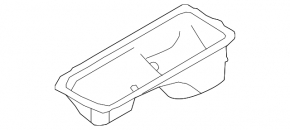 Oil pan BMW X5 F15 14-18 N55B30B 3.0T