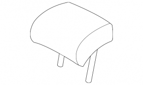 Headrest 2 row center Volkswagen ID.4 21-22 gray fabric