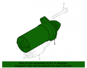Starter BMW F30 12-18 N20 without Start/Stop