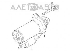 Starter BMW F30 12-18 N20 without Start/Stop