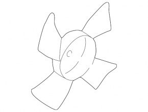Left cooling fan impeller for Nissan Murano z50 03-07